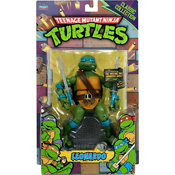 Toys 91088 Teenage Mutant Ninja Turtles Classic Collection Original Movie Leonardo Action Figure Playmates 